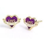 Harry Potter Gold Plated Earrings Love Potion