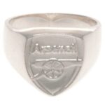 Arsenal FC Sterling Silver Ring Medium