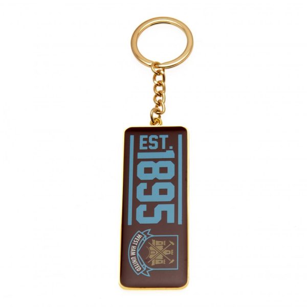 West Ham United FC Established Keyring