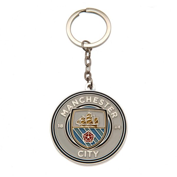 Manchester City FC Crest Keyring