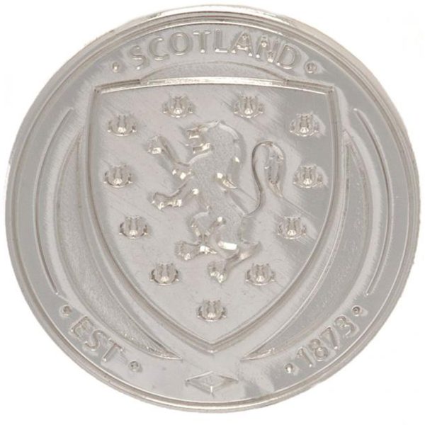 Scottish FA Silver Plated Crest Badge