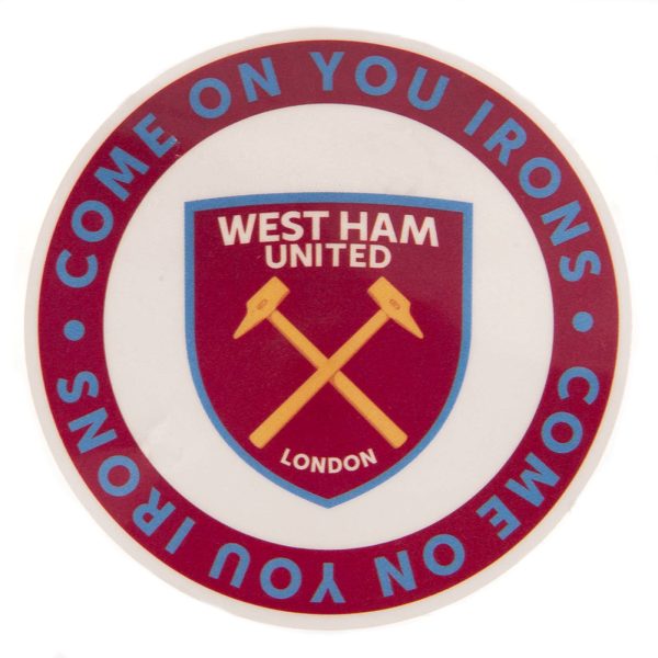 West Ham United FC COYI Car Sticker