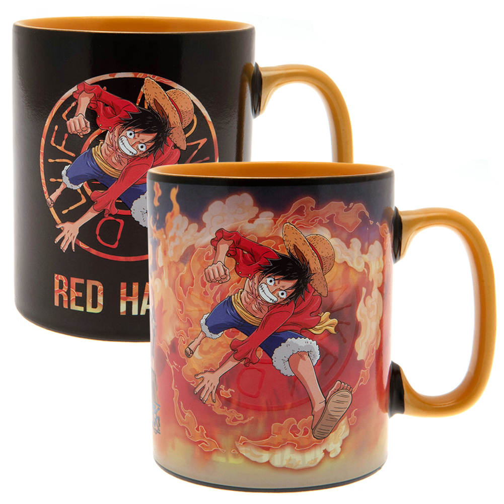 One Piece Heat Changing Mega Mug Luffy & Sabo