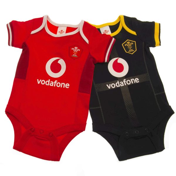 Wales RU 2 Pack Bodysuit 9/12 mths SP