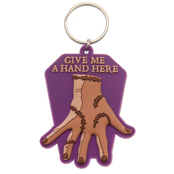 Wednesday Thing PVC Keyring