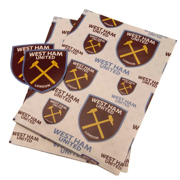 West Ham United FC Text Gift Wrap