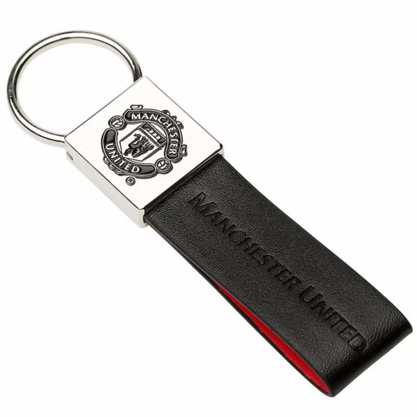 Manchester United FC Faux Leather Key Fob