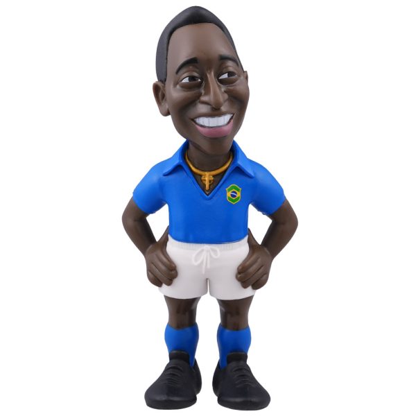 Pele MINIX Figure 12cm Brazil Away Kit